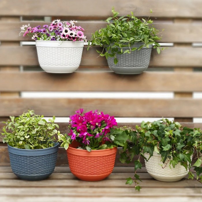 Large hanging plant pot