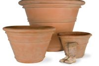 Huge terracotta plant pots