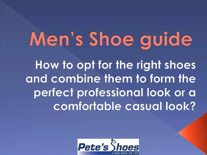 Men's dress shoes style guide